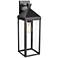 Yates 21.75" High 1-Light Outdoor Wall Sconce in Powder Coated Black
