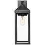2_Yates 21.75" High 1-Light Outdoor Wall Sconce in Powder Coated Black more views