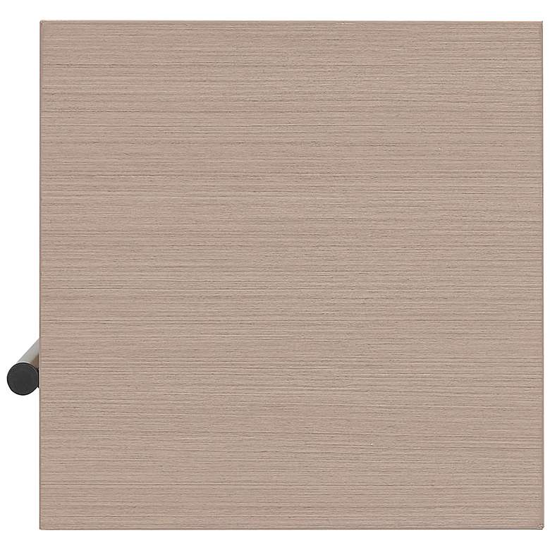 Image 3 Yaztra 12" Wide Blush Pink and Black 5-Shelf Corner Bookcase more views