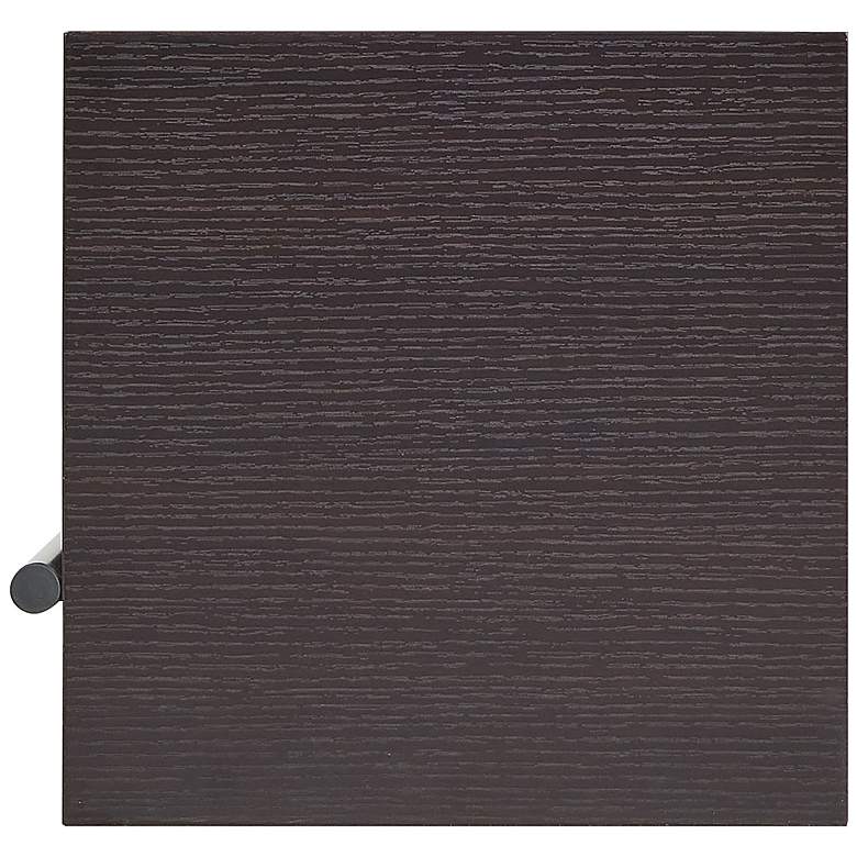 Image 3 Yaztra 12" Wide Red Cocoa and Black 5-Shelf Corner Bookcase more views