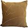 Year Of The Horse 18" Square Brown Throw Pillow