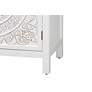 5_Yelena 28 3/4" Wide White Wood 2-Door Storage Cabinet more views