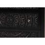 3_Yelena 31 1/2" Wide Black Wood 3-Drawer Storage Cabinet more views
