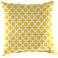 Yellow and Cream 14" Various Edge Indoor-Outdoor Pillow