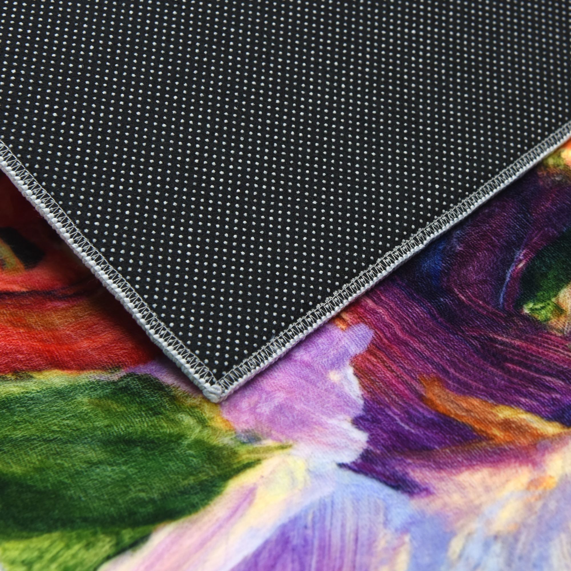 Image 5 Yellow and Violet I 5'x8'Hand Washable Flowers Power-loomed Art Area Rug more views