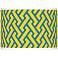 Yellow Brick Weave Giclee Shade 13.5x13.5x10 (Spider)