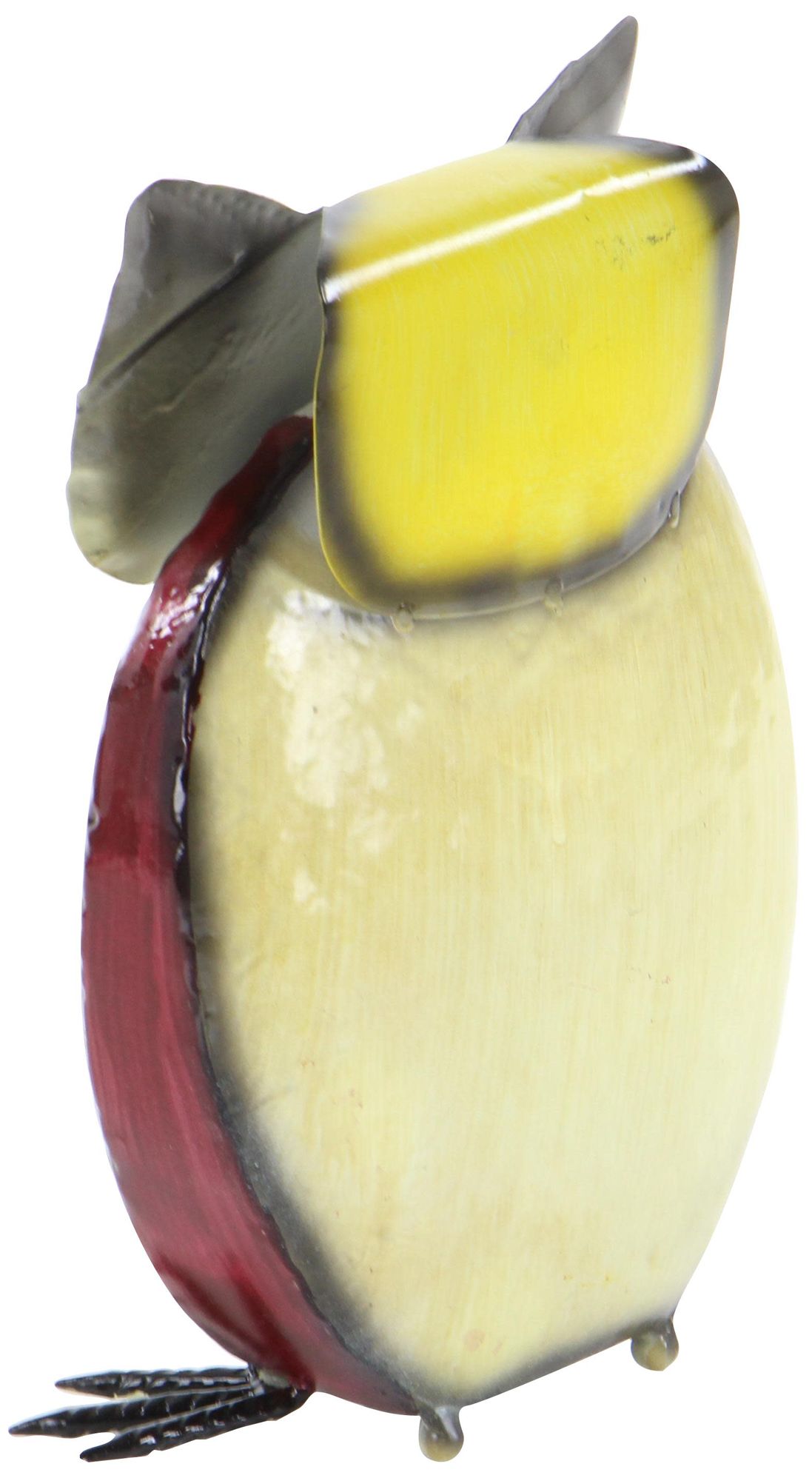 Image 5 Yellow Metal Eclectic Garden Sculpture, 8" x 4" x 11" more views