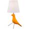 Yellow Twitter Bird Contemporary Accent Lamp