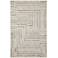 Yeshaia YES-03 Oatmeal Silver Rectangular Area Rug