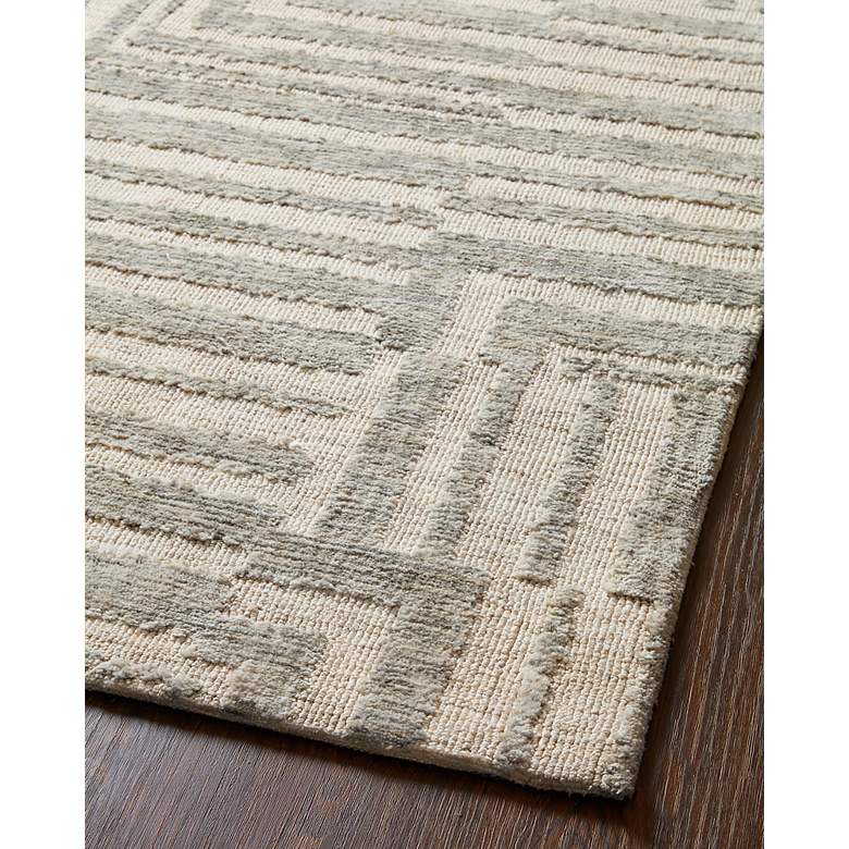 Yeshaia YES-03 5&#39;x7&#39;6&quot; Oatmeal Silver Rectangular Area Rug more views