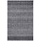Yeshaia YES-05 Gray Charcoal Rectangular Area Rug