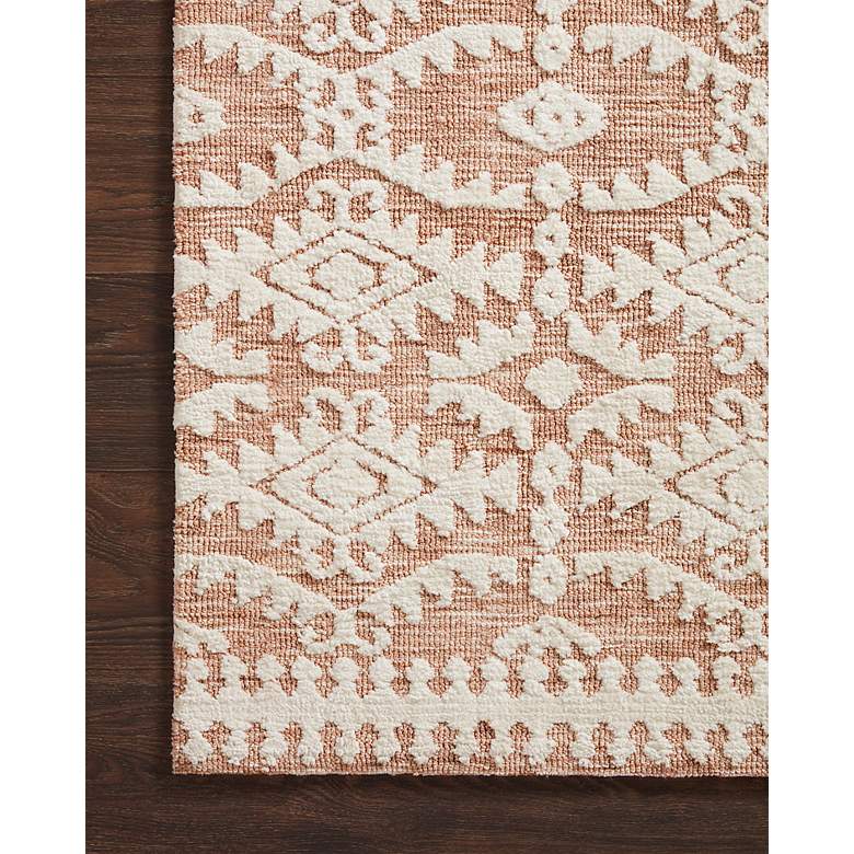 Yeshaia YES-06 5&#39;x7&#39;6&quot; Terracotta Ivory Rectangular Area Rug more views