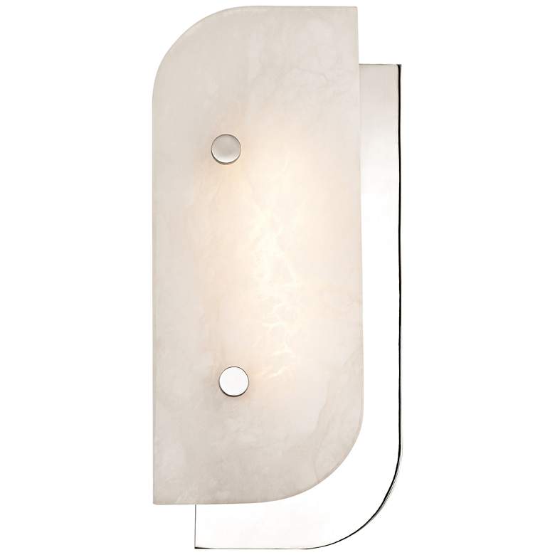 Image 1 Yin and Yang 13" High Polished Nickel LED Wall Sconce