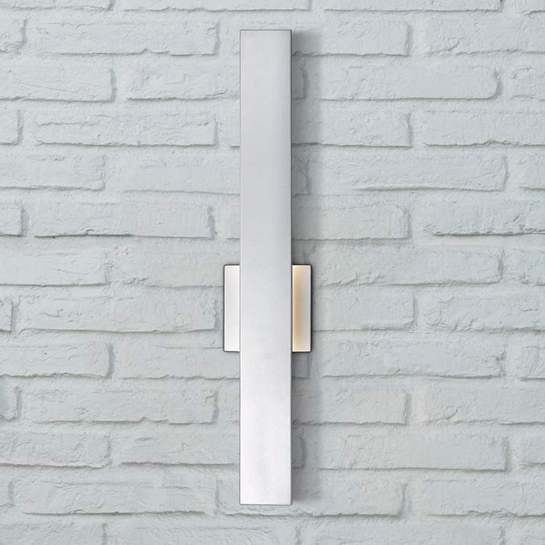Image 1 Yoga 24" High Silica Marine Grade Steel LED Modern Outdoor Wall Light