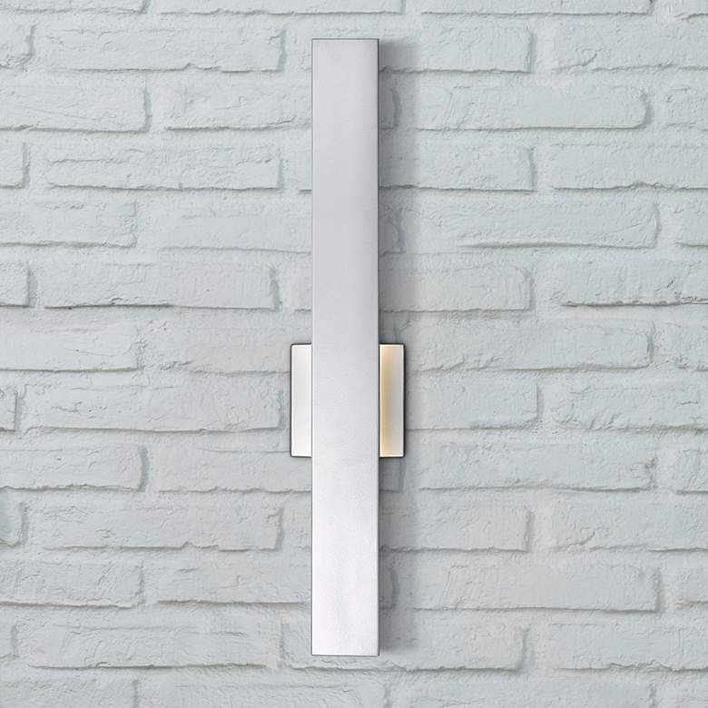 Image 1 Yoga 24 inch High Silica Marine Grade Steel LED Modern Outdoor Wall Light