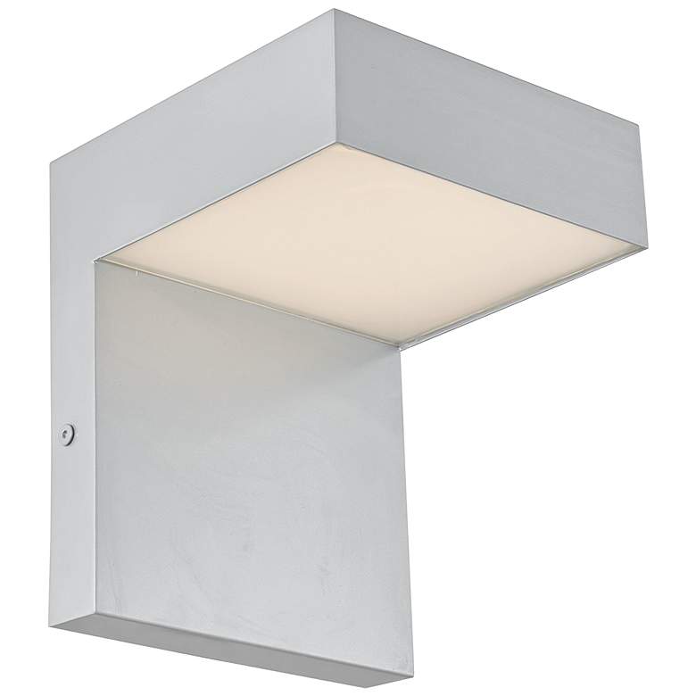 Image 2 Yoga 7 1/4" High Silica Metal LED Modern Outdoor Wall Light
