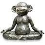 Yoga Monkey 15" Indoor &#38; Outdoor Resin Statue