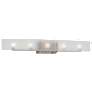 Yogi; 5 Light; Halogen Vanity Fixture with Frosted Glass; Lamps Included