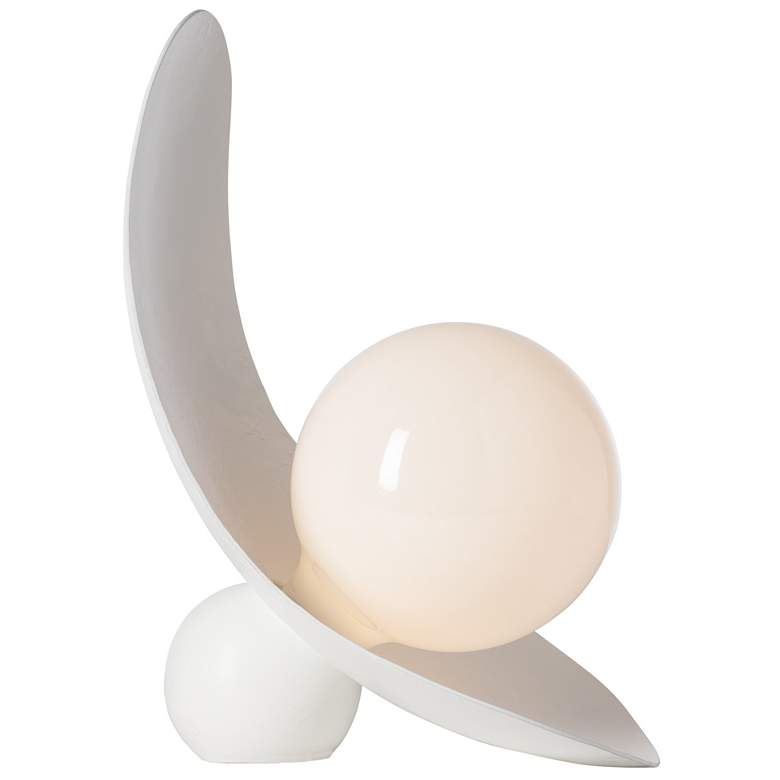 Image 1 Yoki 11.3" High White Table Lamp