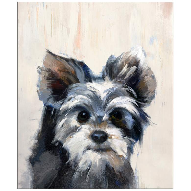 Image 1 Yolanda the Yorkie 20 In. by 24 In.  Framed Art