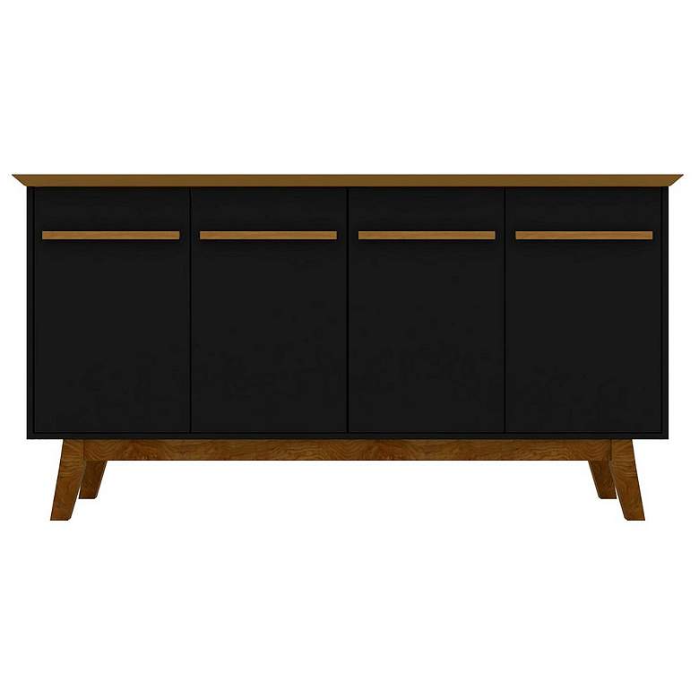 Image 1 Yonkers 62.99 Sideboard in Black and Cinnamon