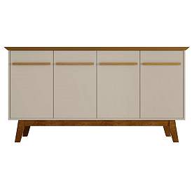 Image1 of Yonkers 62.99 Sideboard in Off White and Cinnamon