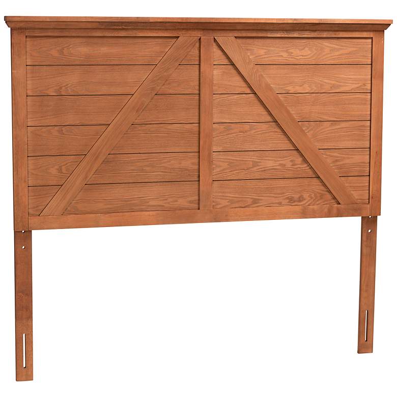 Image 2 Yorick 63 1/4" Wide Natural Brown Wood Queen Headboard