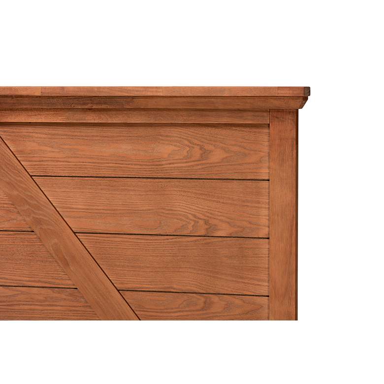 Image 5 Yorick 63 1/4" Wide Natural Brown Wood Queen Headboard more views