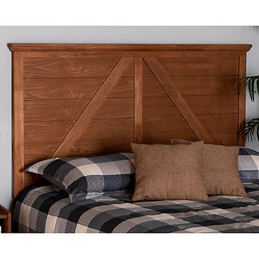 Yorick 63 1/4" Wide Natural Brown Wood Queen Headboard