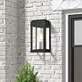 1_York 1 Light Black Outdoor ADA Wall Lantern
