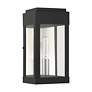 3_York 1 Light Black Outdoor ADA Wall Lantern more views