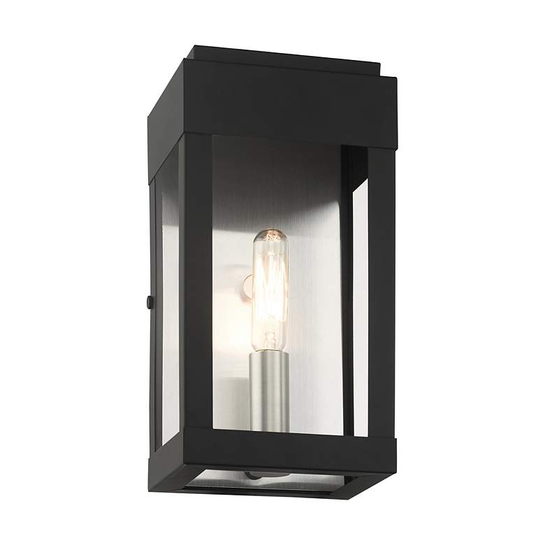 Image 4 York 1 Light Black Outdoor ADA Wall Lantern more views