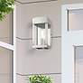 Thumbnail1 of York 1 Light Brushed Nickel Outdoor ADA Wall Lantern