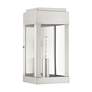 Thumbnail3 of York 1 Light Brushed Nickel Outdoor ADA Wall Lantern more views