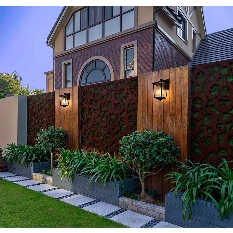 Image 3 York 13" High Black Outdoor Wall Light more views