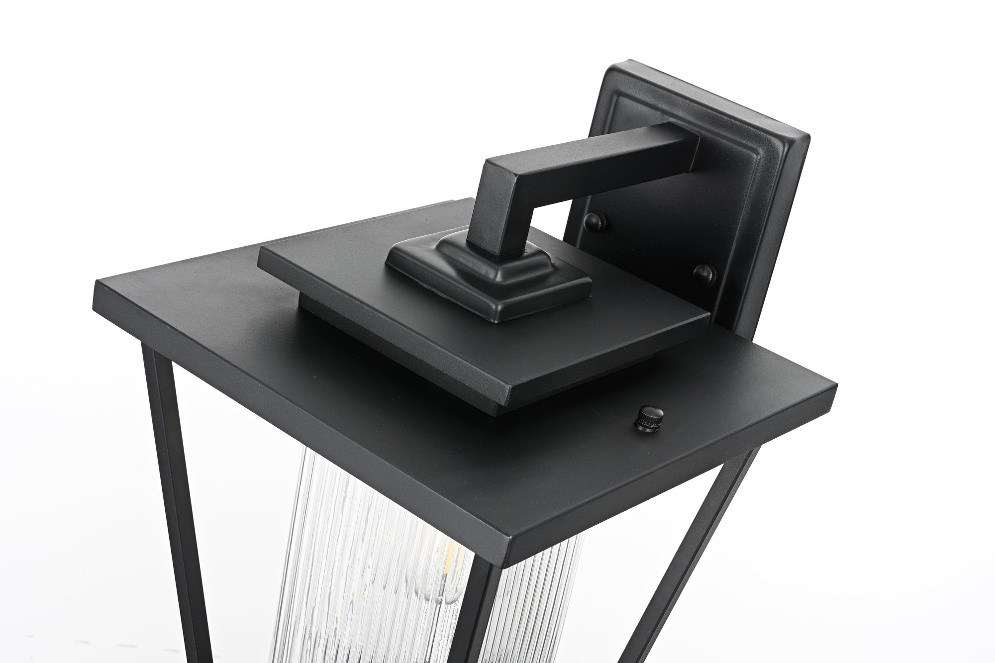 York 15 1/2" High Black Outdoor Wall Light