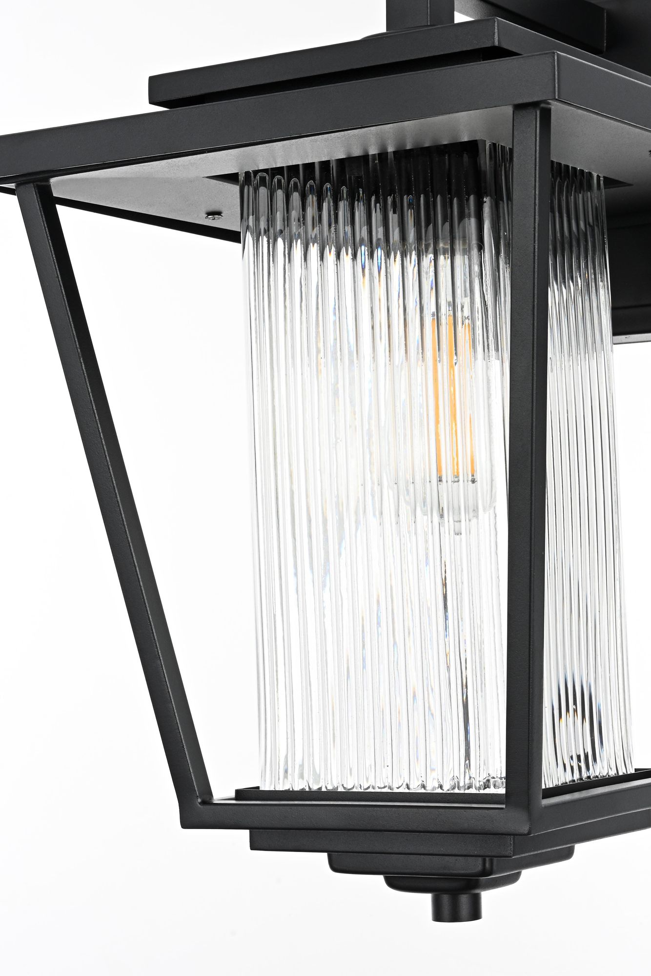 York 15 1/2" High Black Outdoor Wall Light