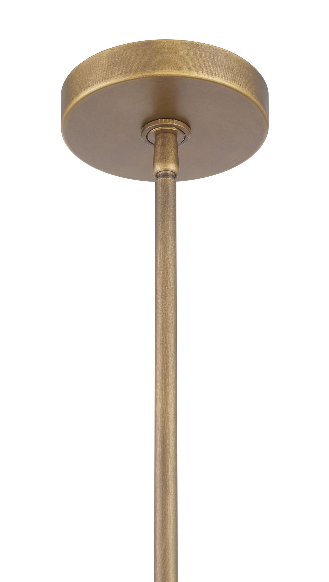 York 16" Wide Natural Brass Pendant Light