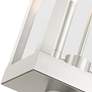 7_York 19 3/4" High Brushed Nickel 2-Light Outdoor Post Light more views