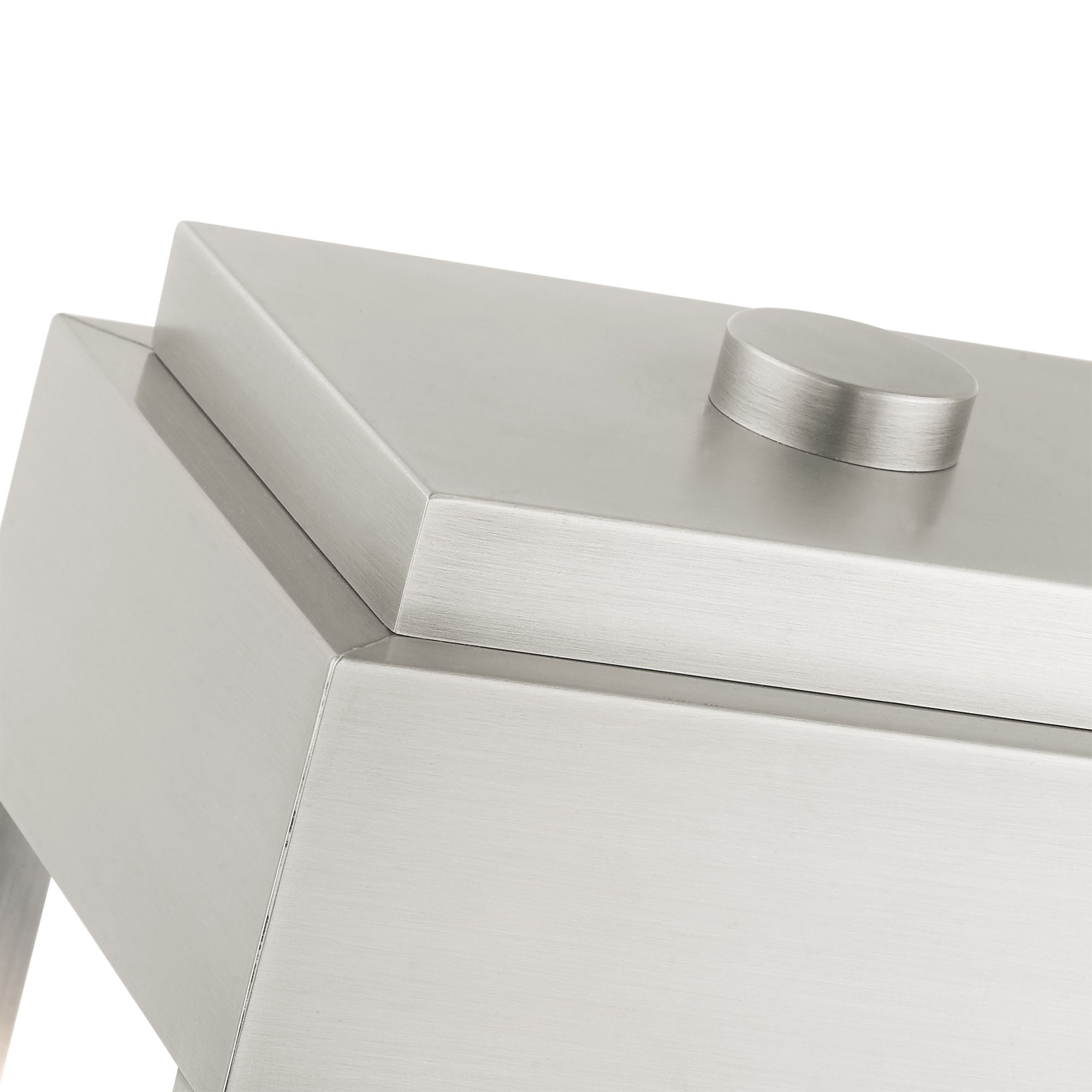 York 19 3/4" High Brushed Nickel 2-Light Outdoor Post Light