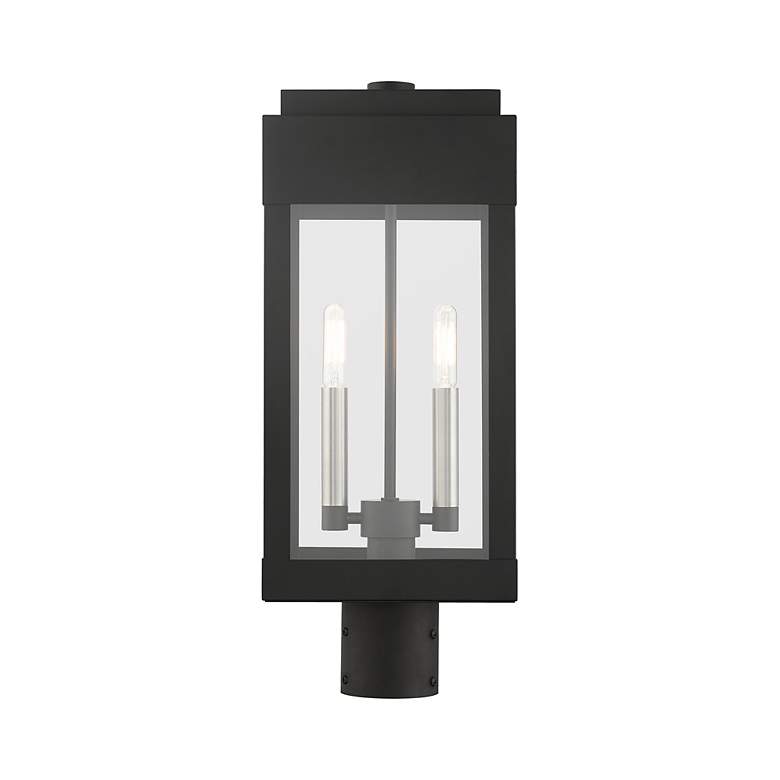 Image 5 York 2 Light Black Outdoor Post Top Lantern more views