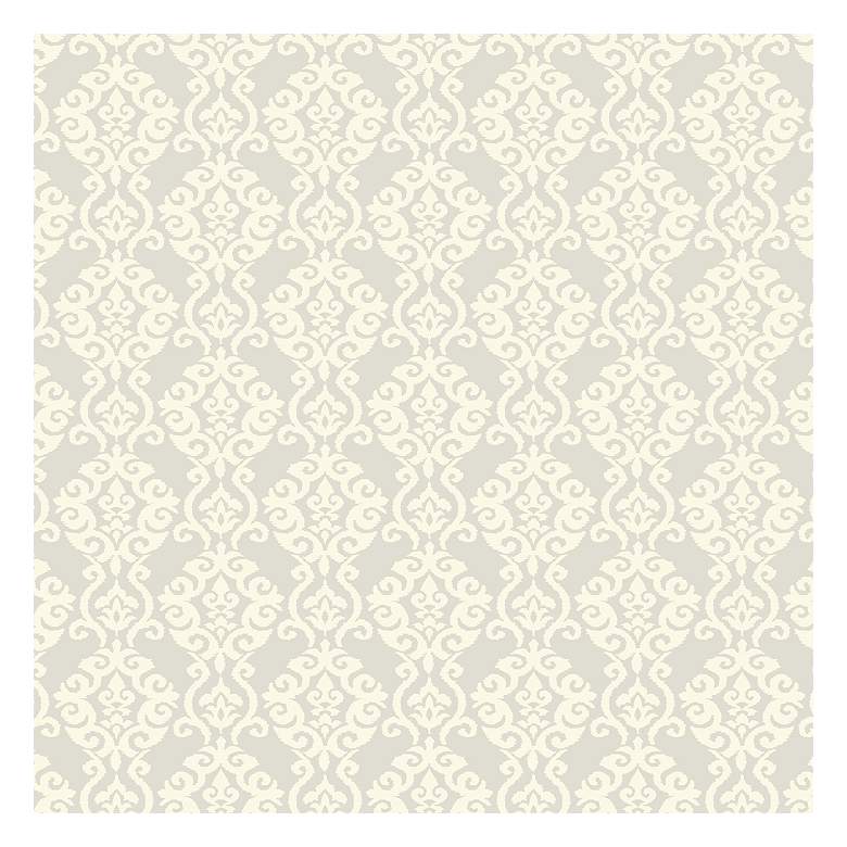 Image 1 York Sure Strip Silver Waverly Luminary Removable Wallpaper