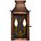 Yorktown 18 3/4" High Antique Copper 2-Light Outdoor Wall Light