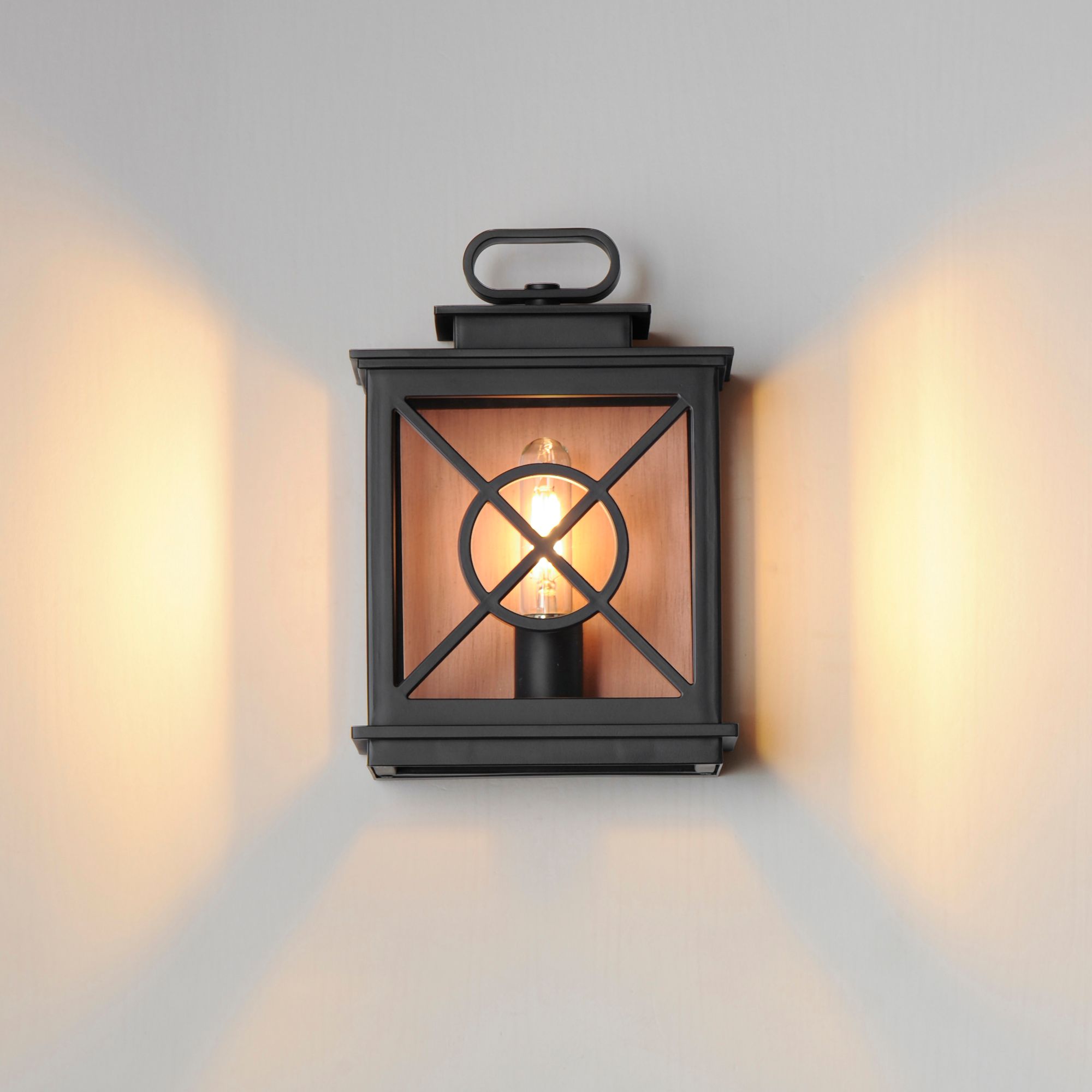 Image 4 Yorktown VX 12 1/4"H Black Outdoor Wall Light more views