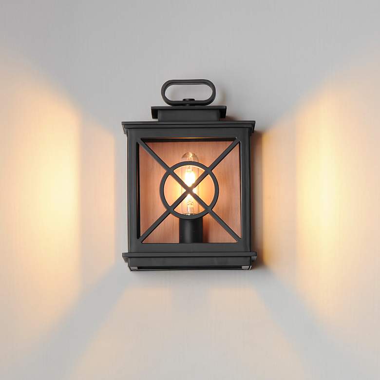 Image 4 Yorktown VX 12 1/4"H Architectural Bronze Outdoor Wall Light more views