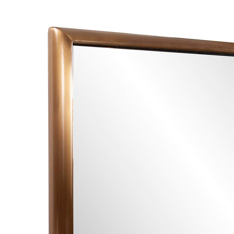 Image 3 Yorkville Brushed Brass 18 inch x 60 inch Floor Mirror more views