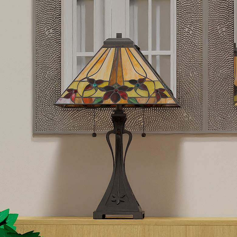 Image 1 Yosemite 2-Light Matte Black Table Lamp