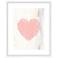 You Are Loved in Pink 22" High Framed Giclee Wall Art 