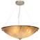You Will Remember 21" Wide Autumn Wood Silver Pendant Light