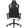 Young Black White Faux Leather Adjustable Gaming Chair